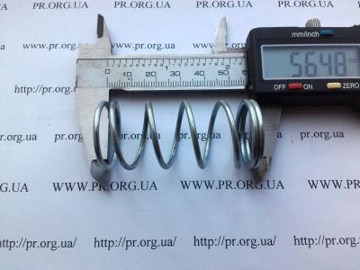 Пружина стиснення 2 х 25,5 х 56,5 (Артикул: S6081)