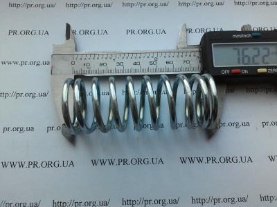 Пружина сжатия 3 х 30 х 76 (Артикул: S6098)