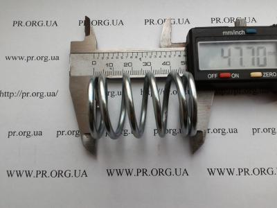 Пружина сжатия 3 х 29,5 х 47,5 (Артикул: S6104)