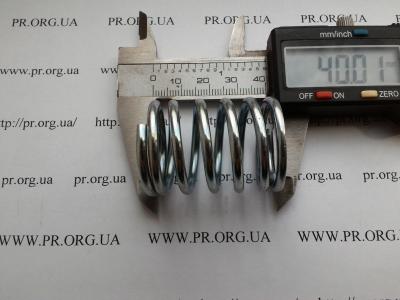 Пружина сжатия 3 х 29,5 х 40 (Артикул: S6105)
