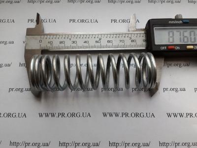 Пружина сжатия 3 х 27 х 87,5 (Артикул: S6109)
