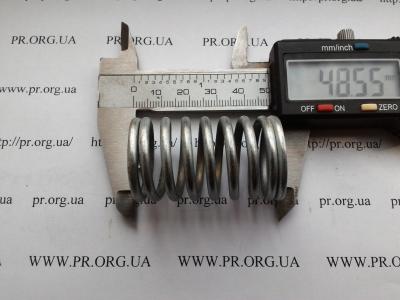 Пружина сжатия 3 х 27 х 48,5 (Артикул: S6110)