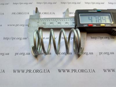 Пружина стиснення 2,5 х 28 х 48 (Артикул: S6121)
