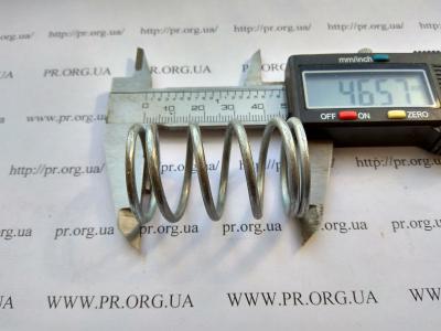 Пружина стиснення 2,5 х 28 х 46 (Артикул: S6122)