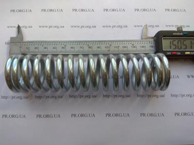 Пружина сжатия 5 х 38 х 150,5 (Артикул: S6129)