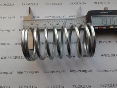 Пружина стиснення 3,5 х 43,5 х 80 (Артикул: S6144)