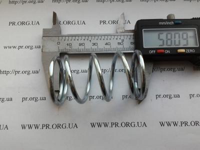 Пружина сжатия 3 х 33,5 х 58 (Артикул: S6151)