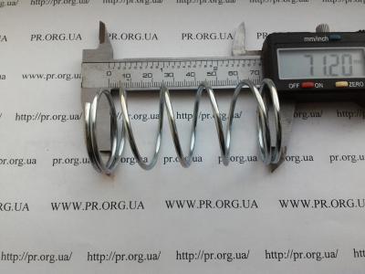 Пружина сжатия 2,2 х 35 х 71 (Артикул: S6155)