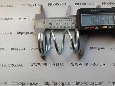 Пружина стиснення 2,5 х 28,5 х 40,5 (Артикул: S6181)