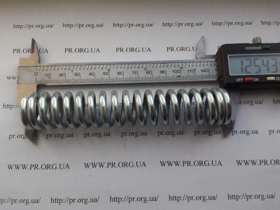 Пружина стиснення 4 х 24 х 125,5 (Артикул: S6195)