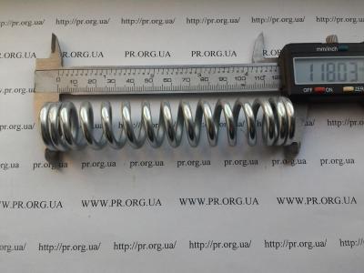 Пружина сжатия 4 х 24,7 х 118 (Артикул: S6198)