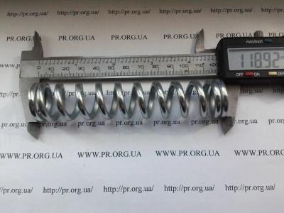 Пружина сжатия 4 х 23,8 х 119 (Артикул: S6201)