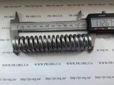 Пружина сжатия 4 х 24 х 112,5 (Артикул: S6206)