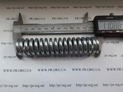 Пружина сжатия 4 х 23,8 х 111 (Артикул: S6207)