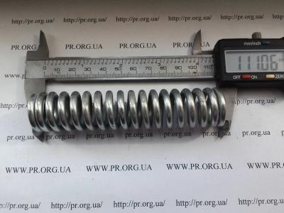 Пружина сжатия 4 х 24 х 111 (Артикул: S6208)