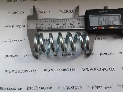 Пружина сжатия 4 х 27,5 х 64,5 (Артикул: S6219)