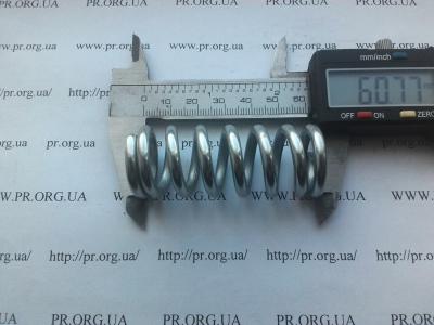 Пружина стиснення 4 х 24,8 х 60,5 (Артикул: S6222)