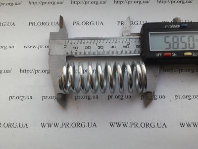 Пружина сжатия 3 х 23 х 58,5 (Артикул: S6268)