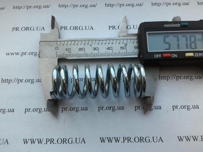 Пружина стиснення 3 х 22 х 57,8 (Артикул: S6275)