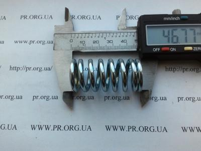 Пружина стиснення 3 х 21,7 х 46,8 (Артикул: S6278)