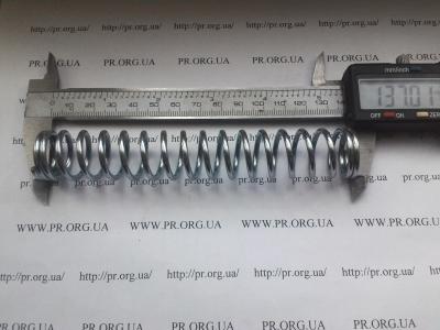 Пружина сжатия 2,5 х 22 х 137 (Артикул: S6281)