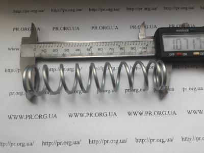 Пружина стиснення 2,5 х 25 х 107 (Артикул: S6283)