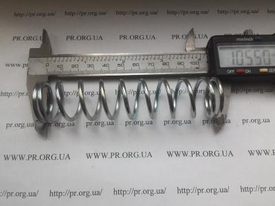 Пружина стиснення 2,5 х 25 х 105,5 (Артикул: S6284)