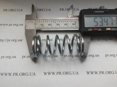 Пружина сжатия 2,5 х 24,3 х 53,5 (Артикул: S6300)