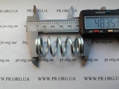 Пружина стиснення 2,5 х 22 х 48 (Артикул: S6304)