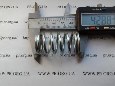 Пружина сжатия 2,5 х 24 х 43 (Артикул: S6305)