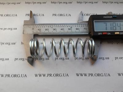 Пружина сжатия 2,2 х 23 х 72 (Артикул: S6315)