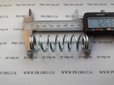 Пружина сжатия 2,2 х 23,2 х 72,5 (Артикул: S6331)