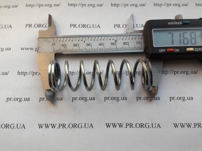 Пружина сжатия 2,2 х 23 х 71,5 (Артикул: S6333)