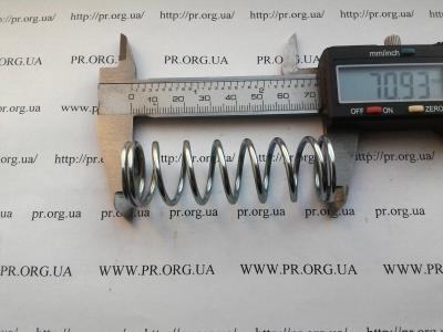 Пружина сжатия 2,2 х 23 х 71 (Артикул: S6334)