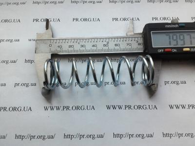 Пружина сжатия 2,2 х 24 х 80 (Артикул: S6341)