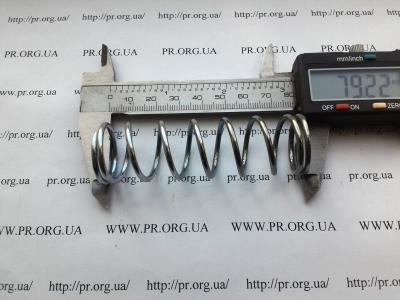 Пружина сжатия 2,2 х 24 х 79 (Артикул: S6343)