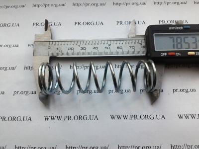 Пружина стиснення 2,2 х 23,6 х 78,5 (Артикул: S6345)