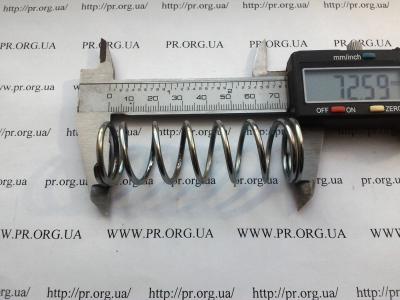 Пружина стиснення 2,2 х 23,8 х 72,5 (Артикул: S6356)