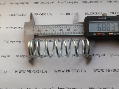 Пружина сжатия 2,2 х 23,8 х 69 (Артикул: S6361)