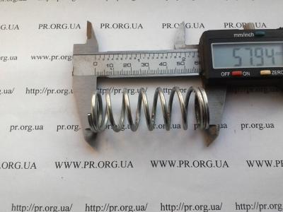 Пружина сжатия 2,2 х 22 х 58 (Артикул: S6364)