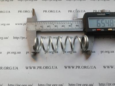 Пружина стиснення 2,2 х 20,4 х 65,5 (Артикул: S6369)