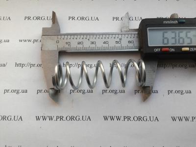 Пружина сжатия 2,2 х 20,2 х 63,5 (Артикул: S6379)