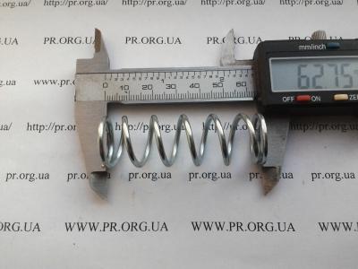 Пружина сжатия 2,2 х 20,2 х 62,5 (Артикул: S6380)