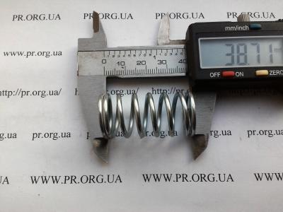 Пружина стиснення 2 х 19,8 х 38,5 (Артикул: S6401)