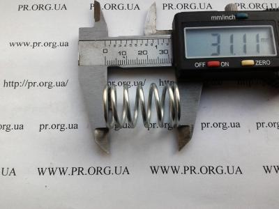 Пружина сжатия 1,8 х 19,6 х 31 (Артикул: S6403)