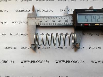 Пружина сжатия 1,5 х 18,7 х 57,5 (Артикул: S6411)