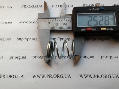 Пружина стиснення 1,5 х 19,5 х 25 (Артикул: S6419)