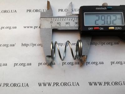 Пружина стиснення 1,5 х 19,5 х 29 (Артикул: S6420)