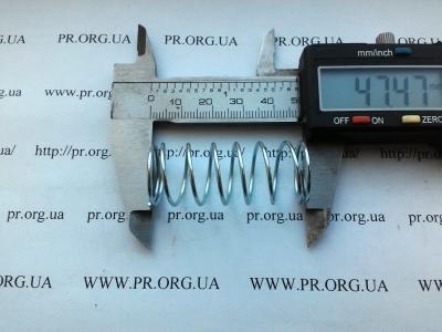 Пружина стиснення 1,2 х 18,6 х 47,5 (Артикул: S6423)