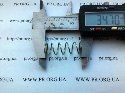 Пружина стиснення 1 х 12 х 34,8 (Артикул: S6426)